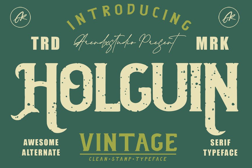Holguin - Vintage Typeface