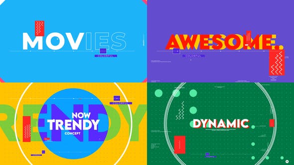Videohive Dynamic Typographic Intro 33604472