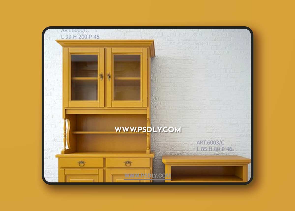ARTEFERRETTO wardrobe and TV Stand 3D Models