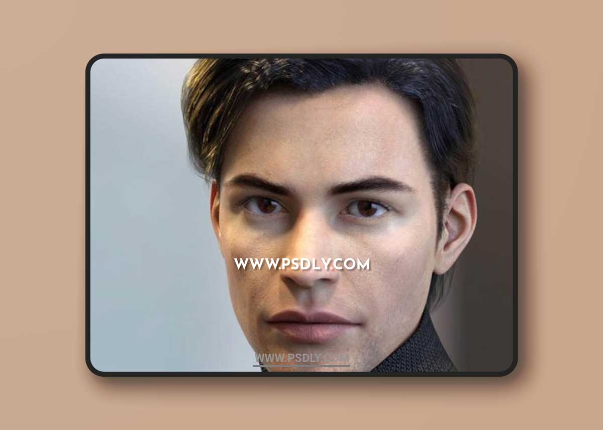 Asher HD for Genesis 8 Male 3D Models