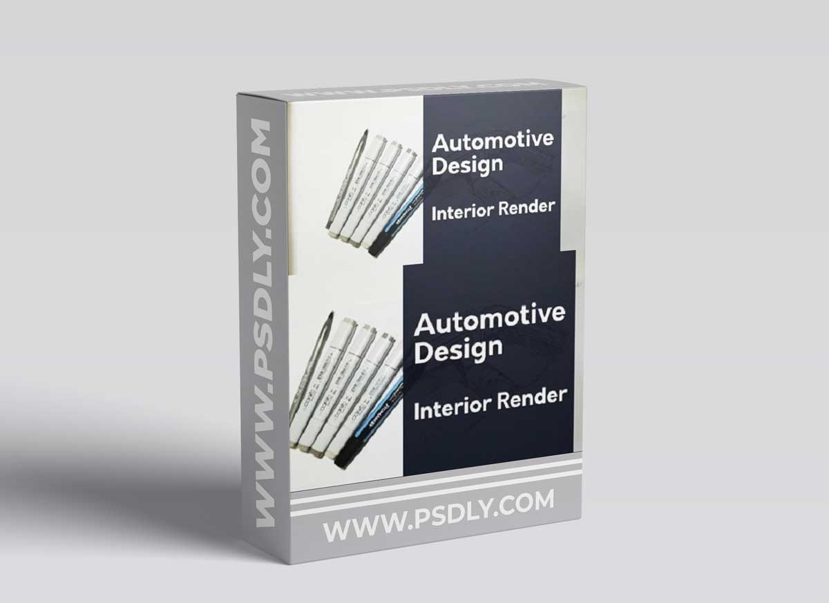 Automotive Design: Rendering the Interior of a Car ( Rendering Markers )