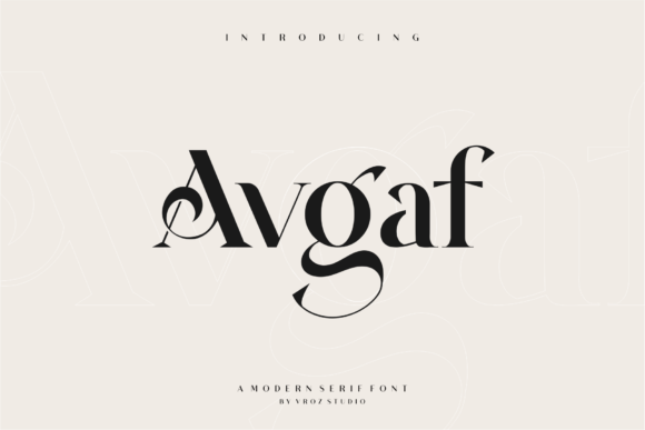 Avgaf Font