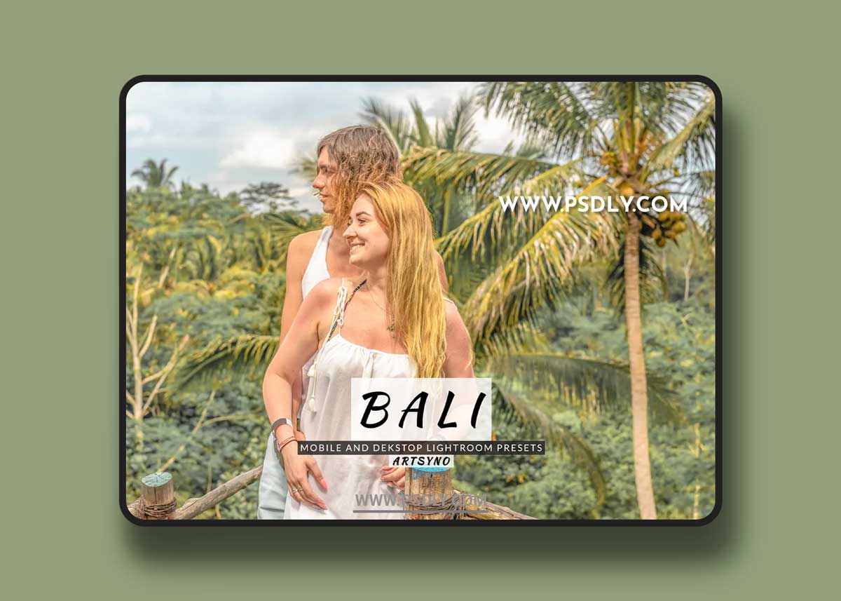 Bali Lightroom Presets Dekstop and Mobile
