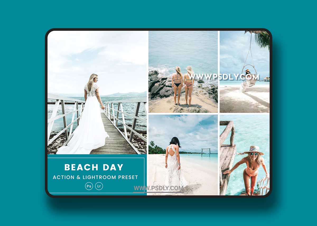Beach Day Action & Lightrom Presets