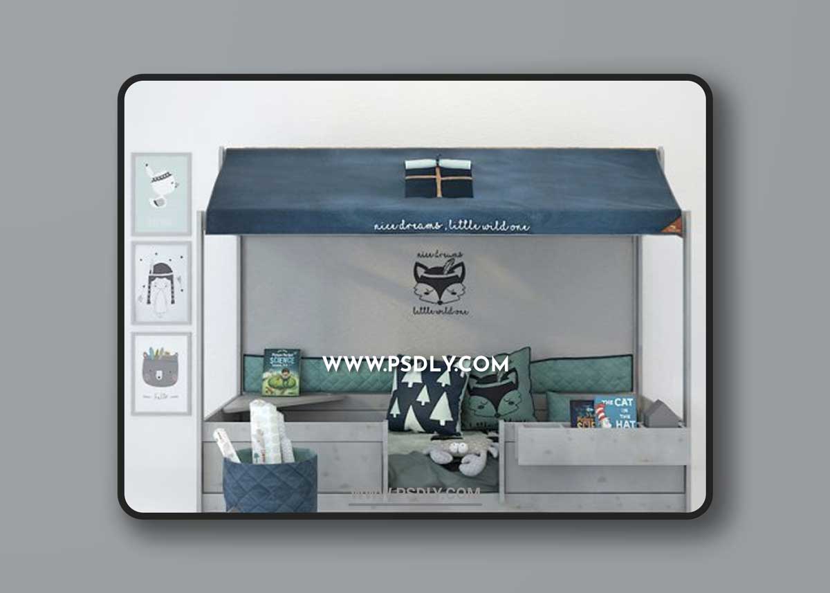 Bed New Forest 3D Models