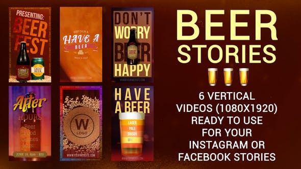 Videohive Six Beer Stories 33776081