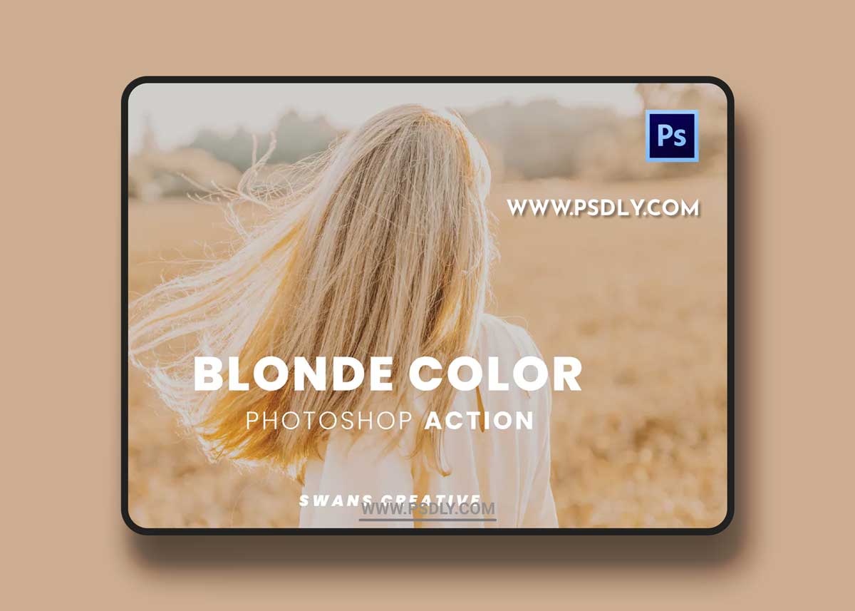 Blonde Color Photoshop Action