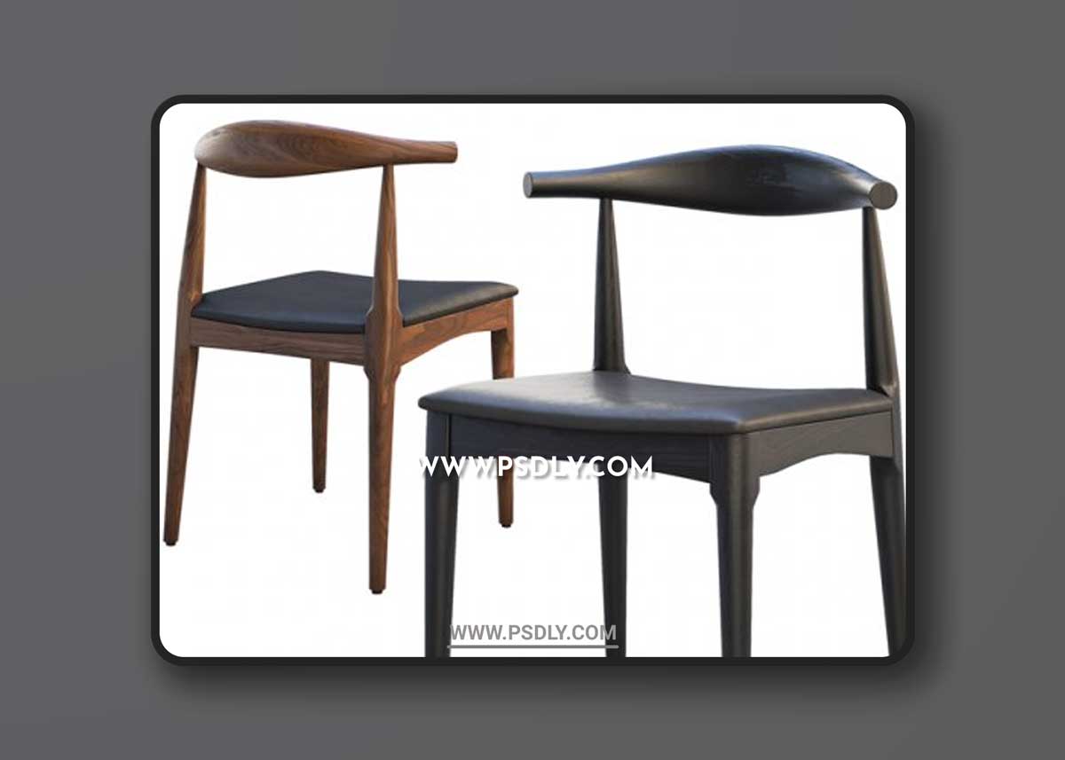 CH20 Elbow Chair 3D Models