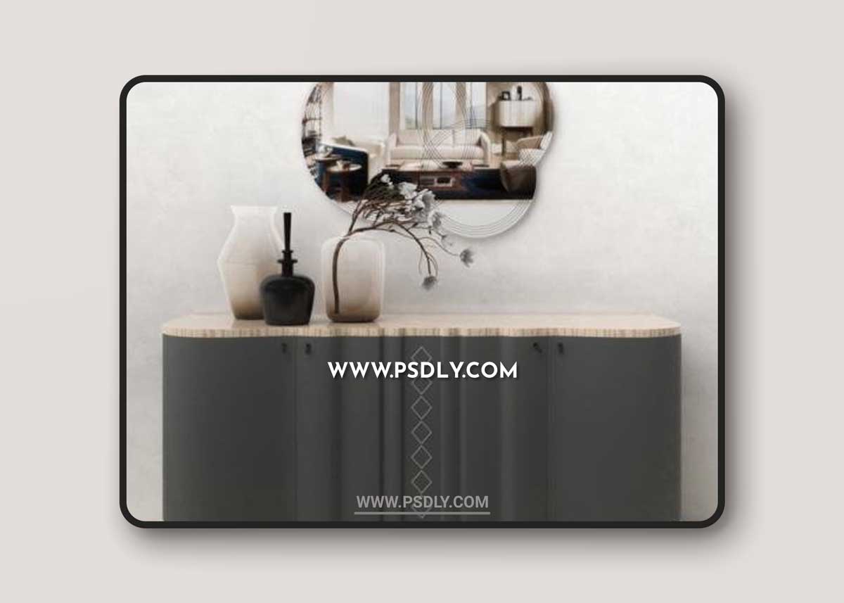 Carpanelli Mistral Sycomoro Sideboard 3D Models