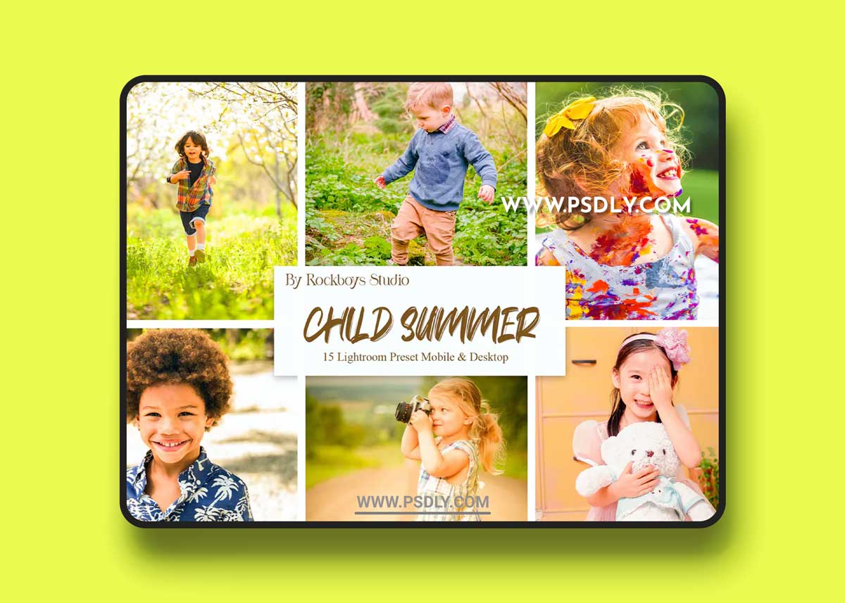 Child Summer Lightroom Presets