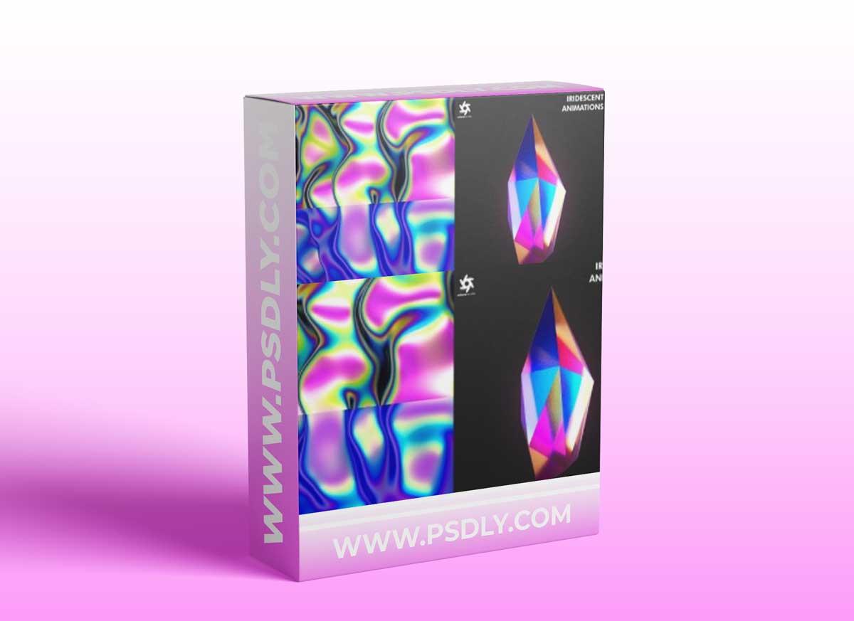 Create 3D Abstract Animations with Iridescent Colorful Materials in Cinema 4D