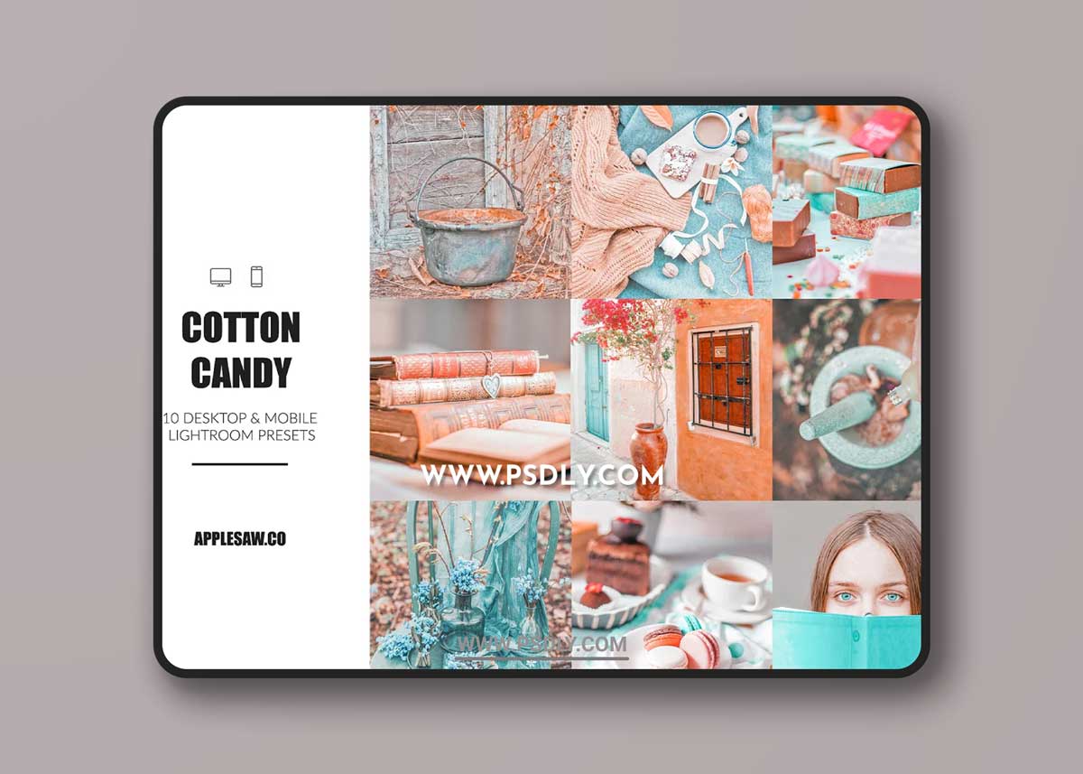 CreativeMarket - Cotton Candy Lightroom Presets 4807192