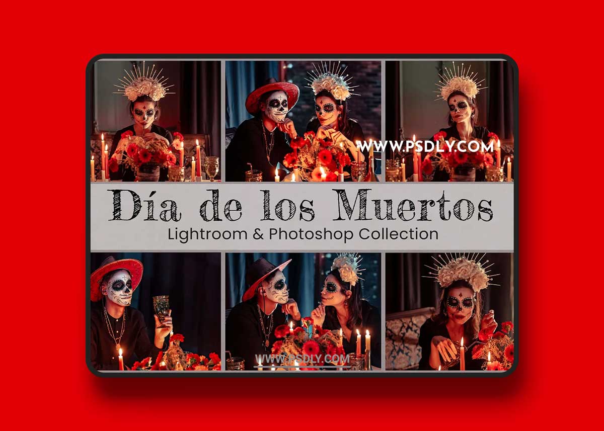 CreativeMarket - Dia de Los Muertos Lightroom PS LUTs 6525741