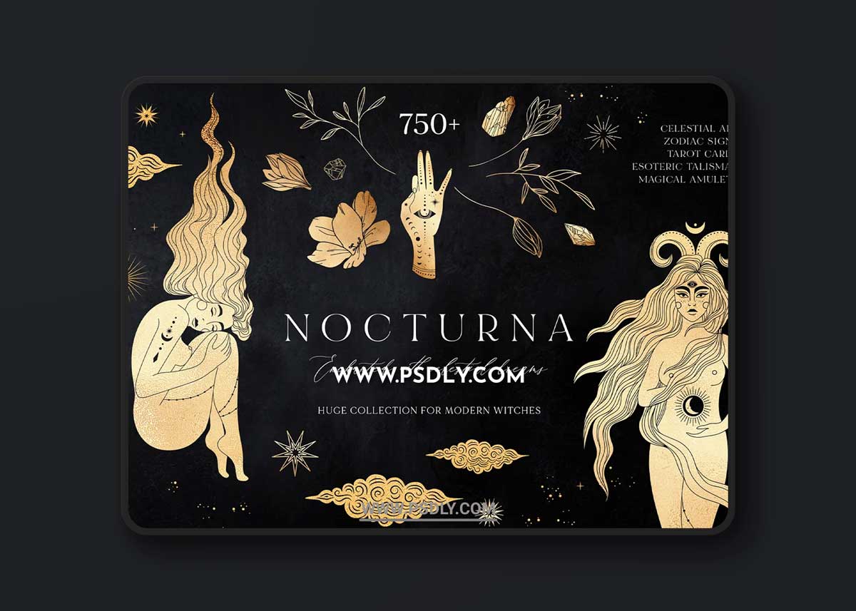 CreativeMarket - NOCTURNA Hidden Secrets Collection 4513552