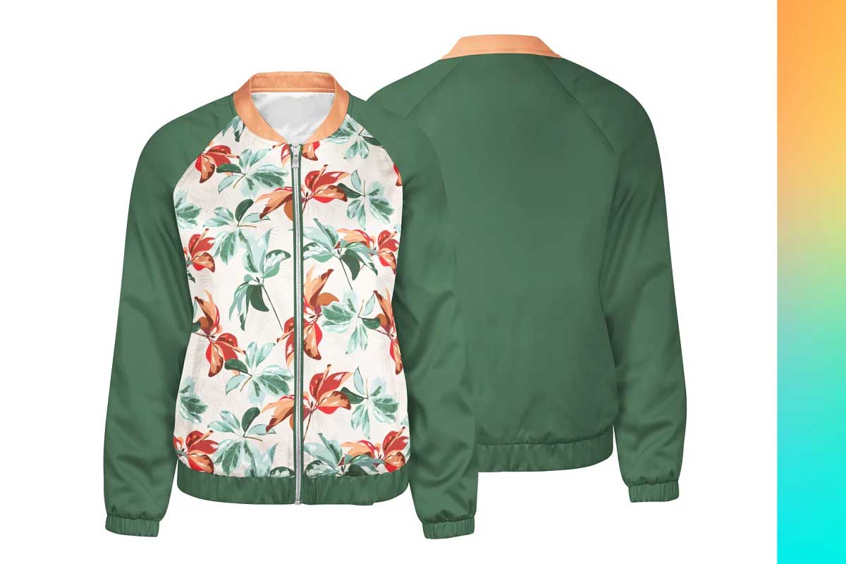 CreativeMarket - Satin Bomber Jacket 3x Mockups Set 6465826