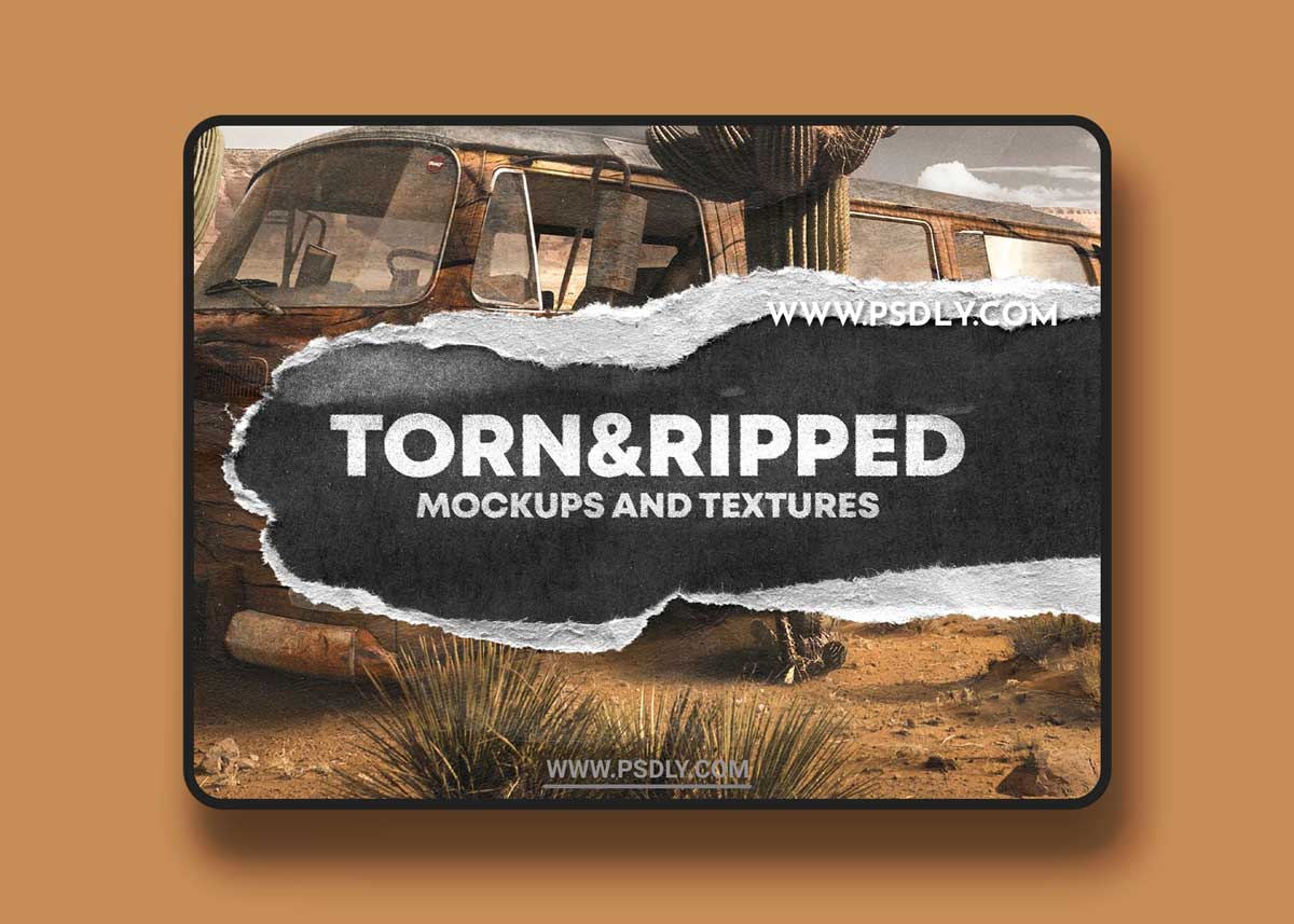 CreativeMarket - TORN&RIDDEP PAPER TEXTURE PACK 5810818