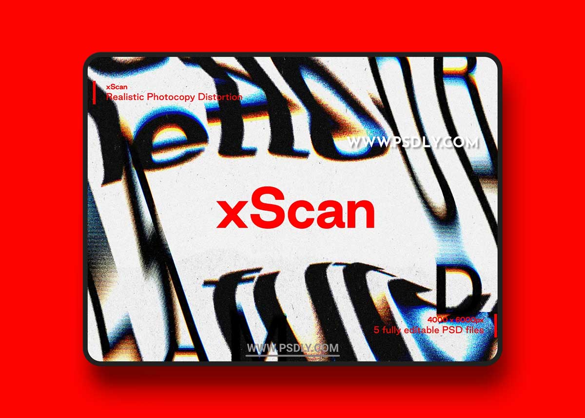 CreativeMarket - xScan - Photocopy Distortion Effect 5199514