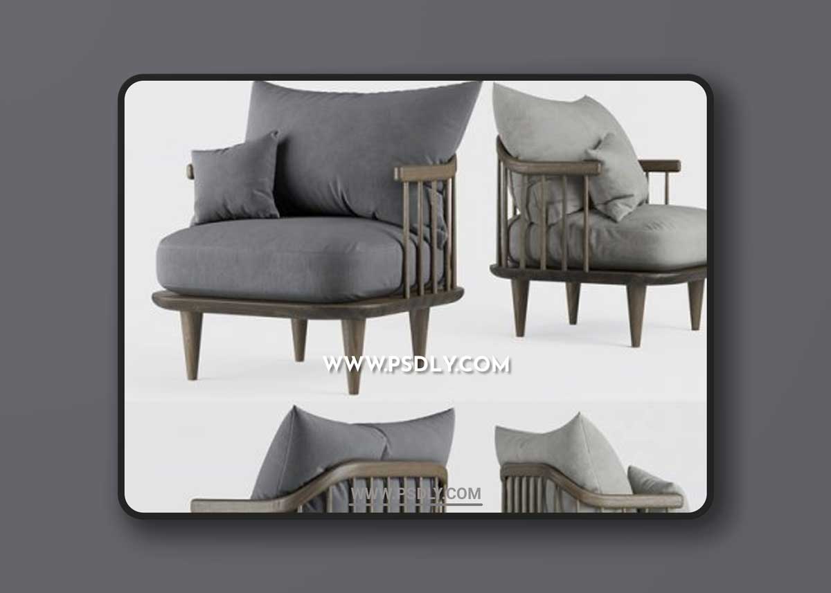 Fly arm chair 3D Models