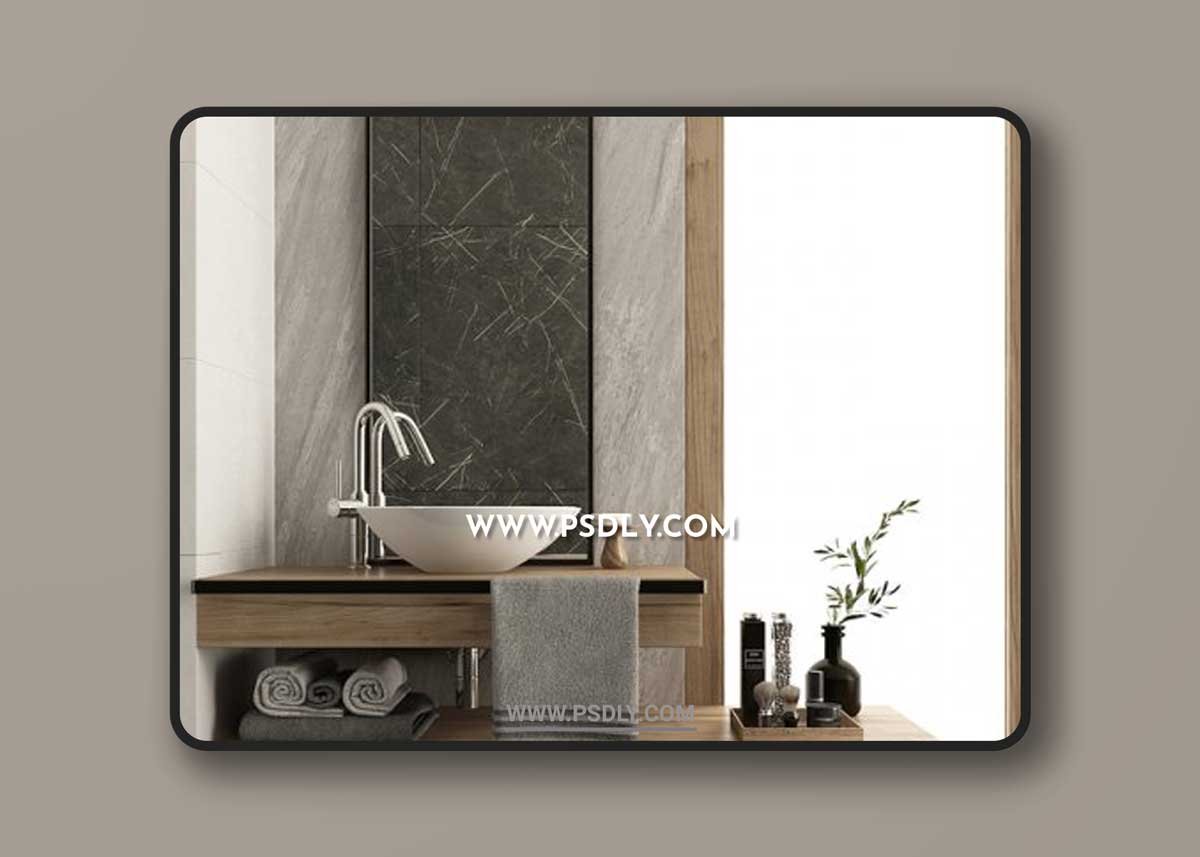 Furniture and decor for bathroom 12 3D Models