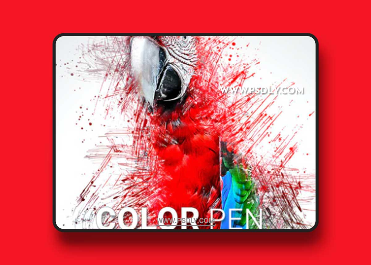 GraphicRiver - Color Pen Photoshop Action 22823757