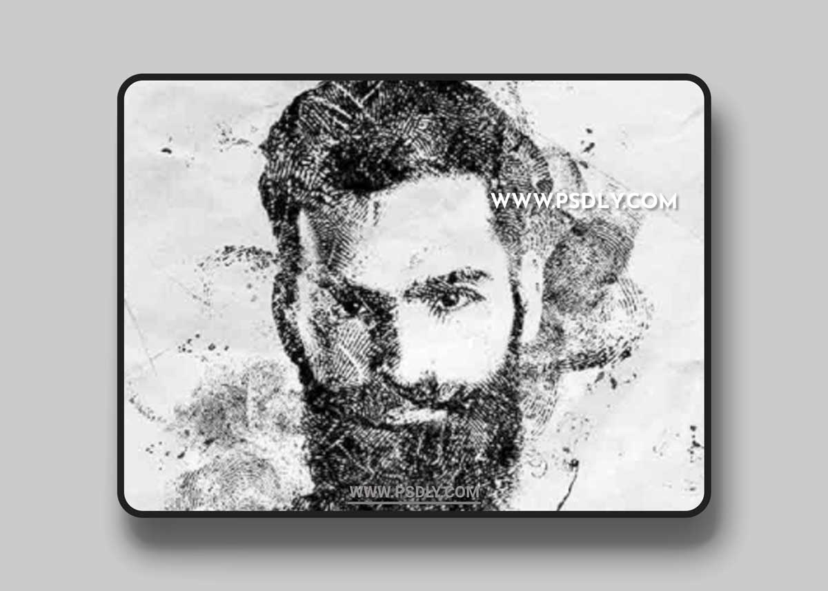 GraphicRiver - Fingerprint Art Photoshop Action 20410471