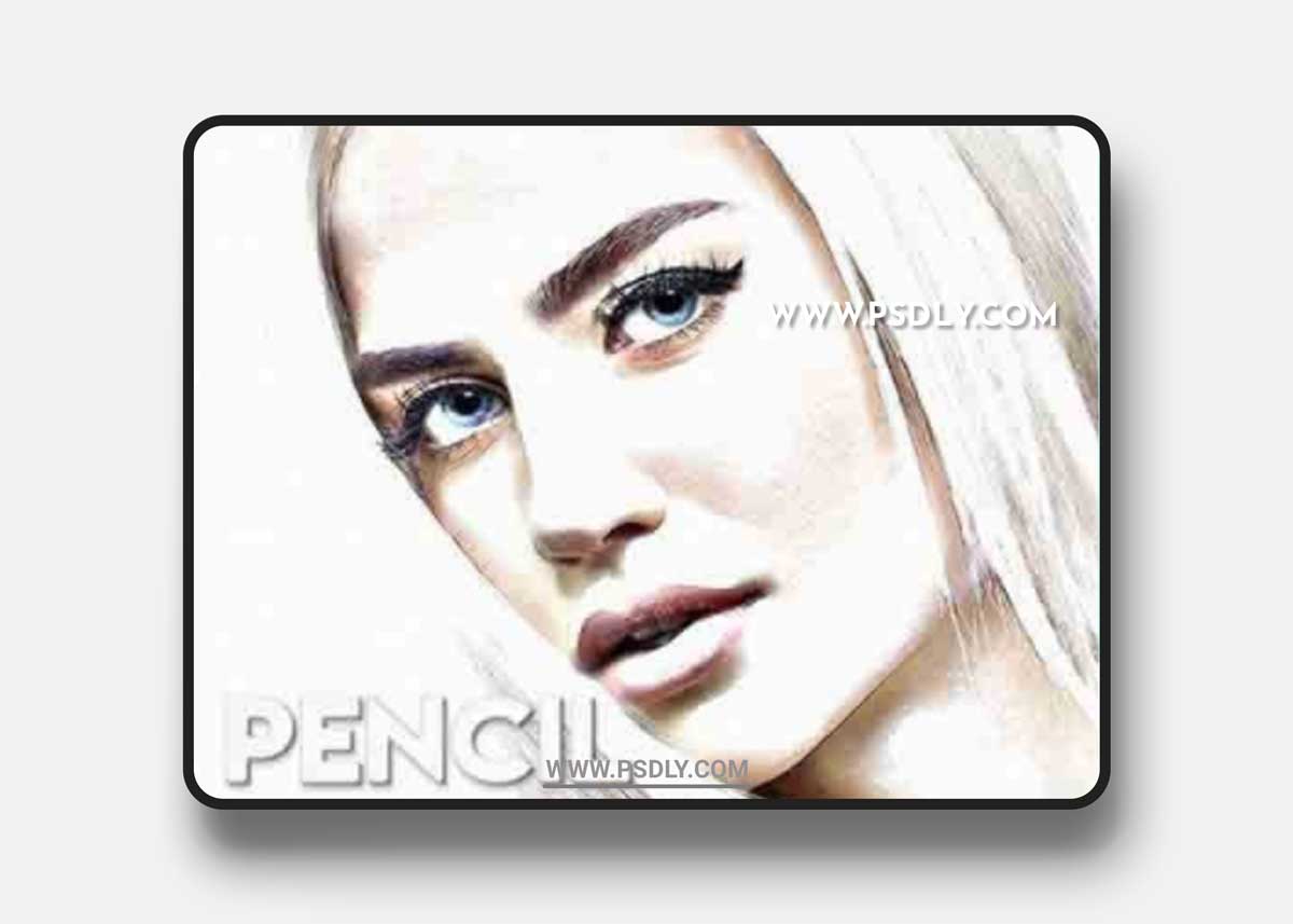 GraphicRiver - Pencil Photoshop Action 20417842