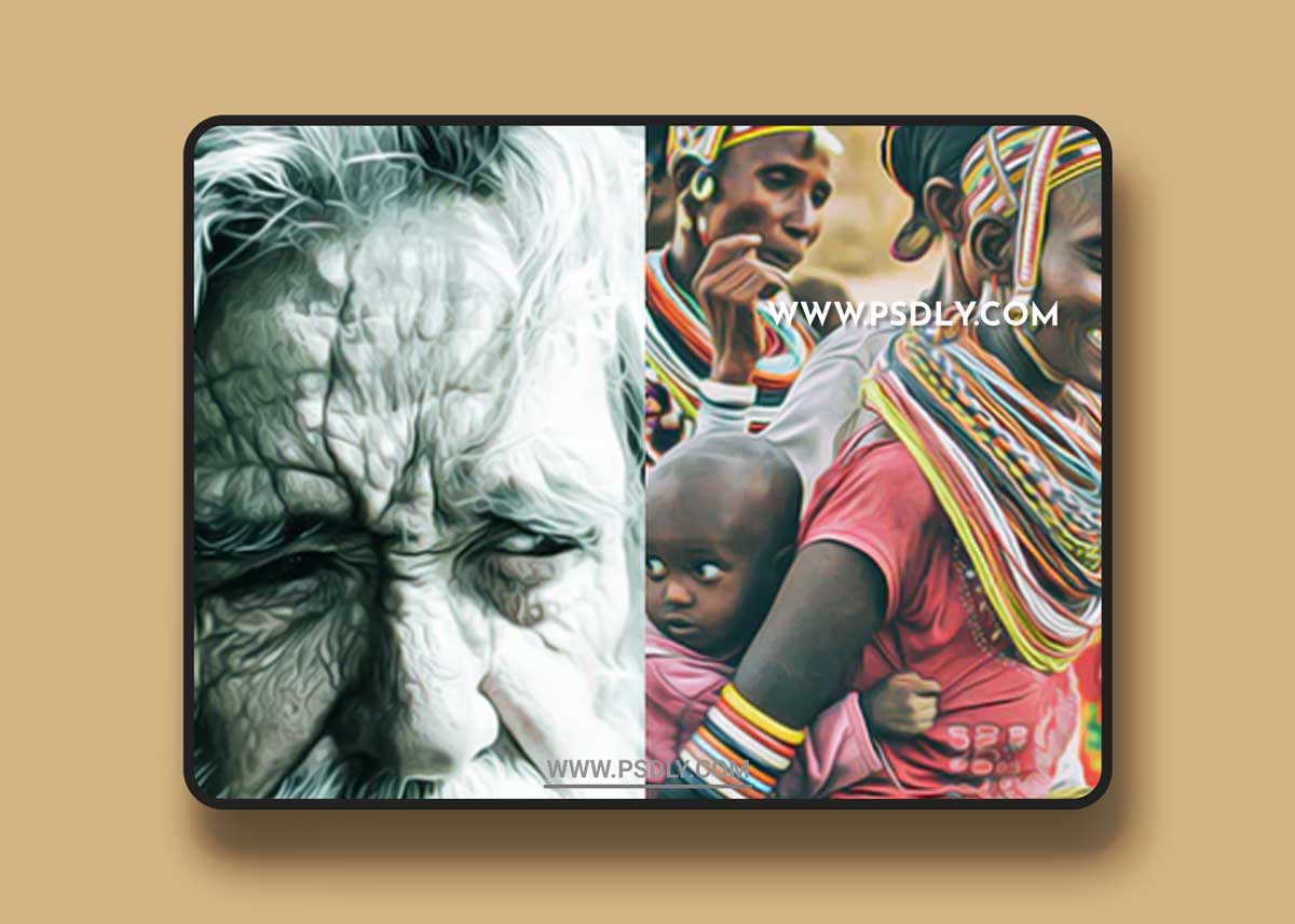 GraphicRiver - Realistic Painting Effect - Photoshop Action 20418639