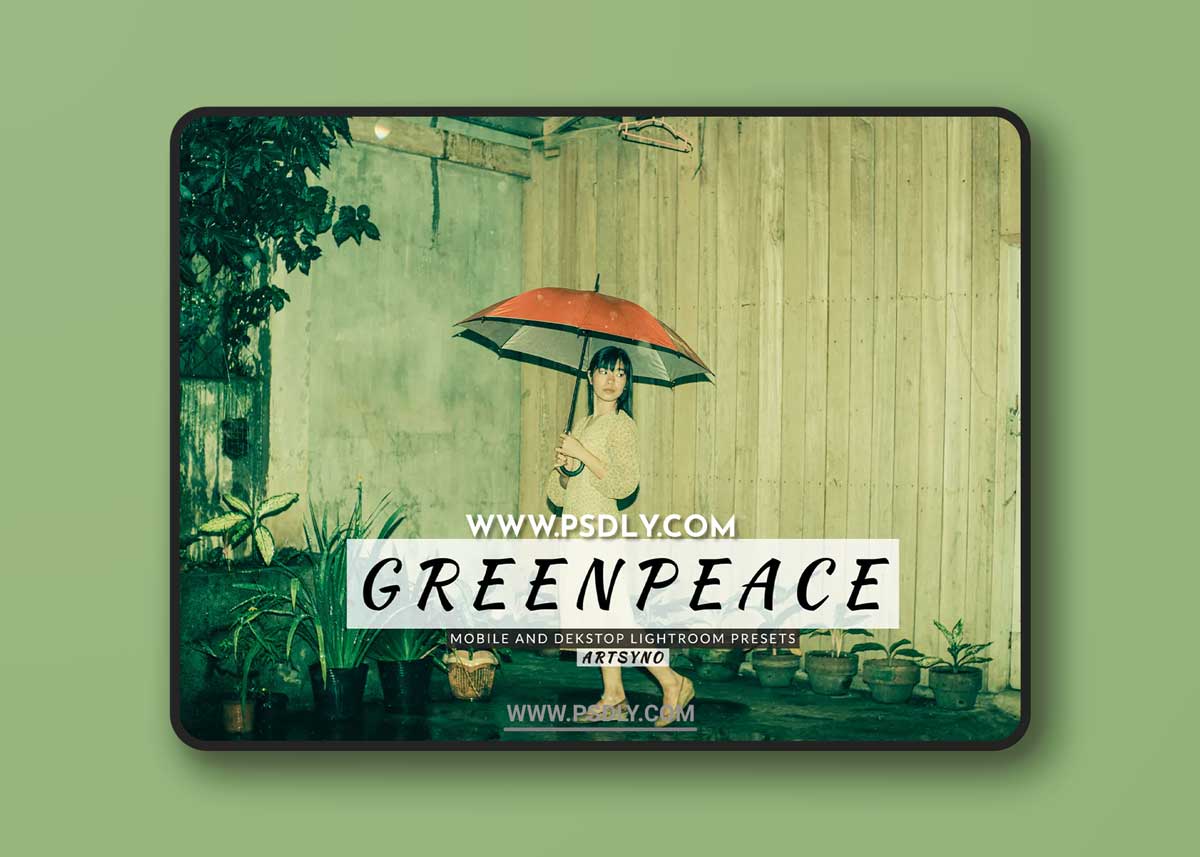Greenpeace Lightroom Presets Dekstop and Mobile