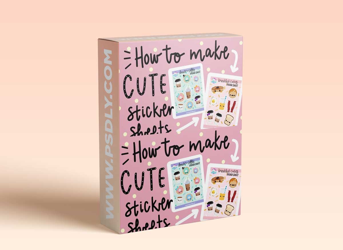 How to Make Cute Sticker Sheets in Procreate and Cricut Design Space-For Beginners