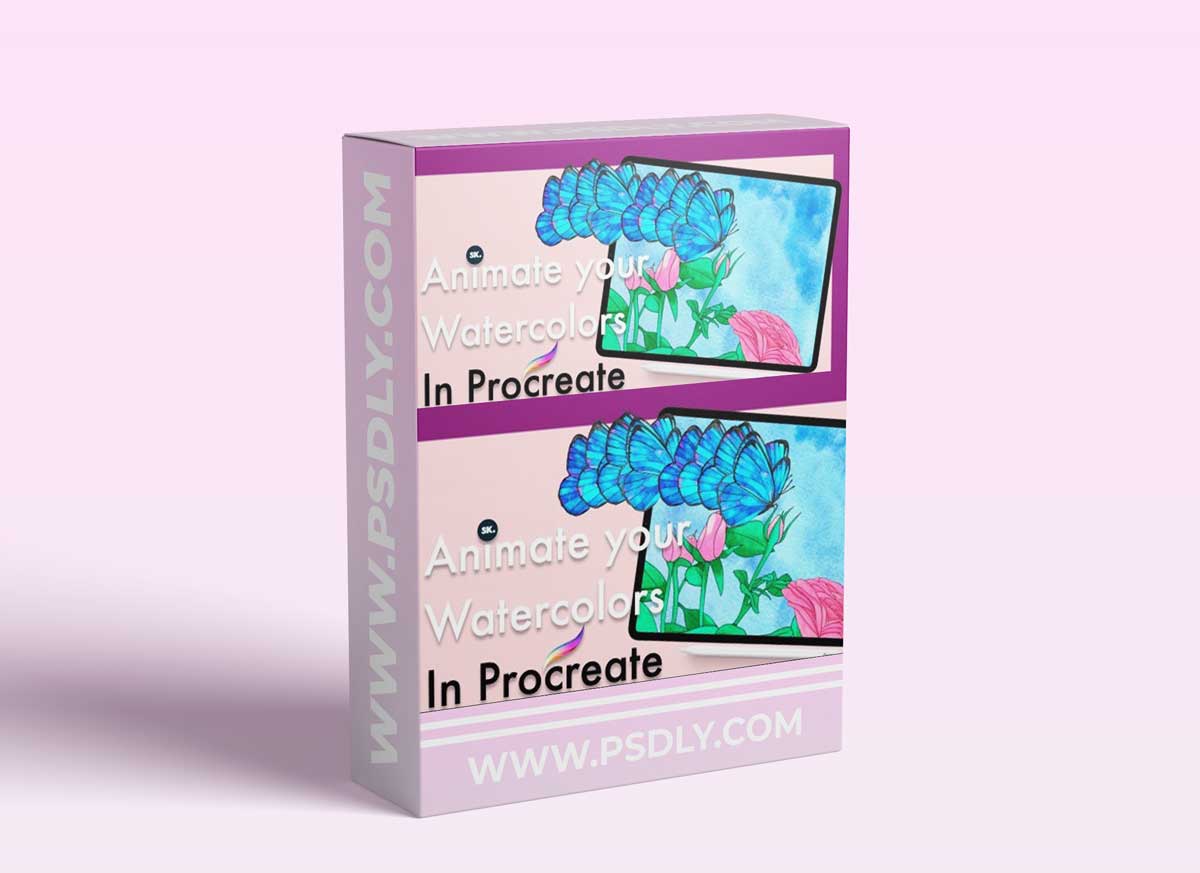How to animate your watercolors for social media in procreate