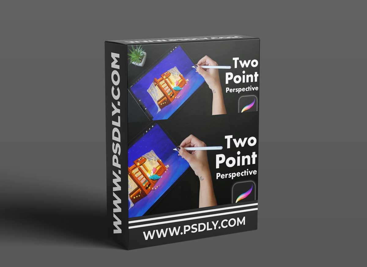 Learn Perspective in Procreate - Two-Point Perspective