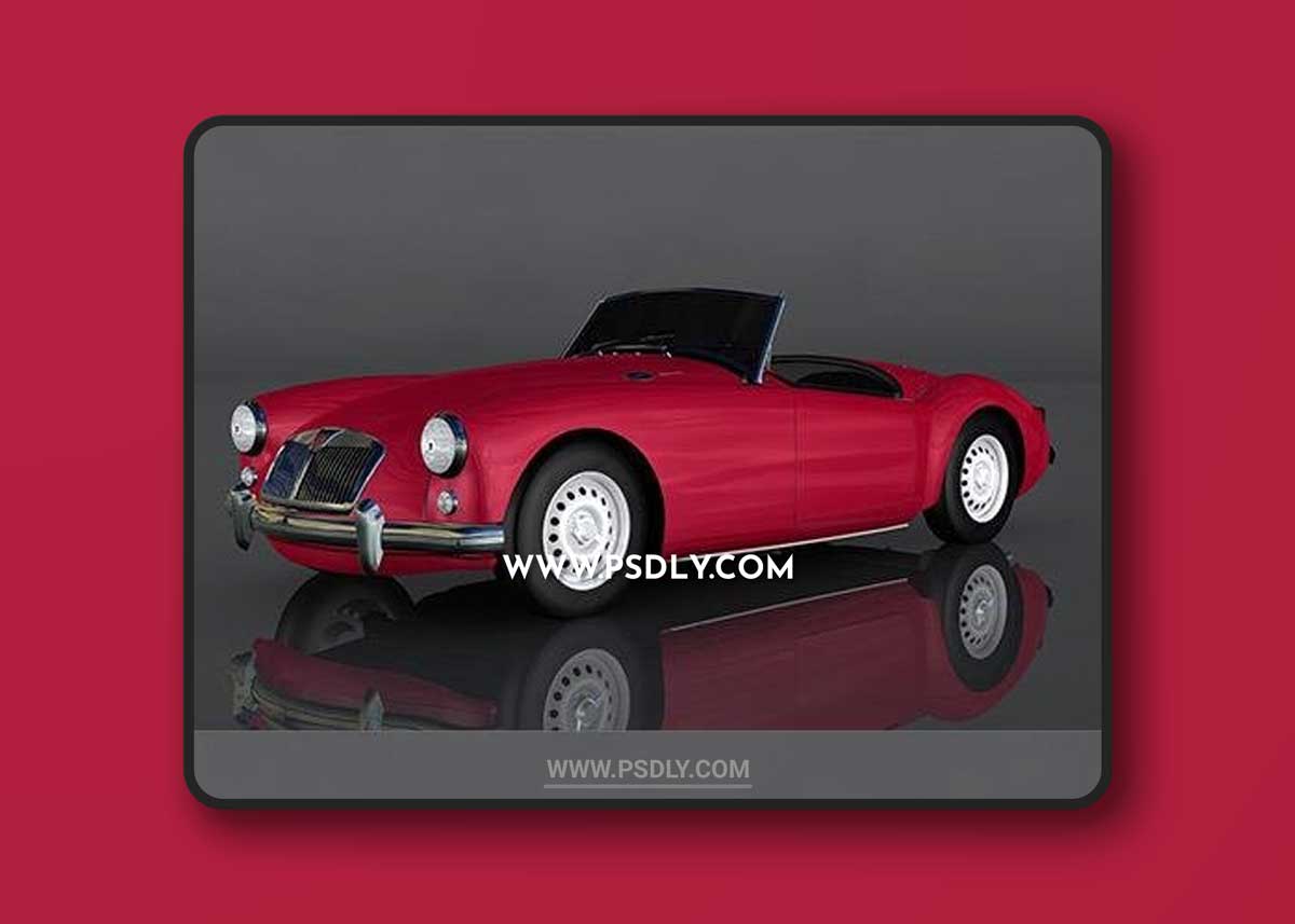 MG MGA Twin 3D Model o93806