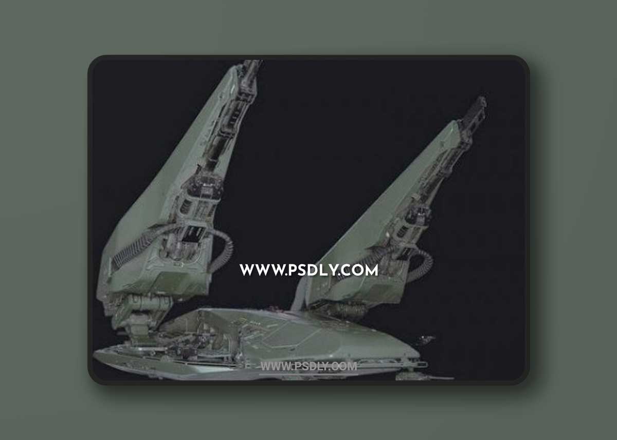 Military Concept Drone 3D Model
