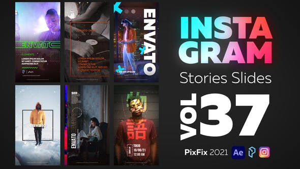 Videohive Instagram Stories Slides Vol. 37 33681838