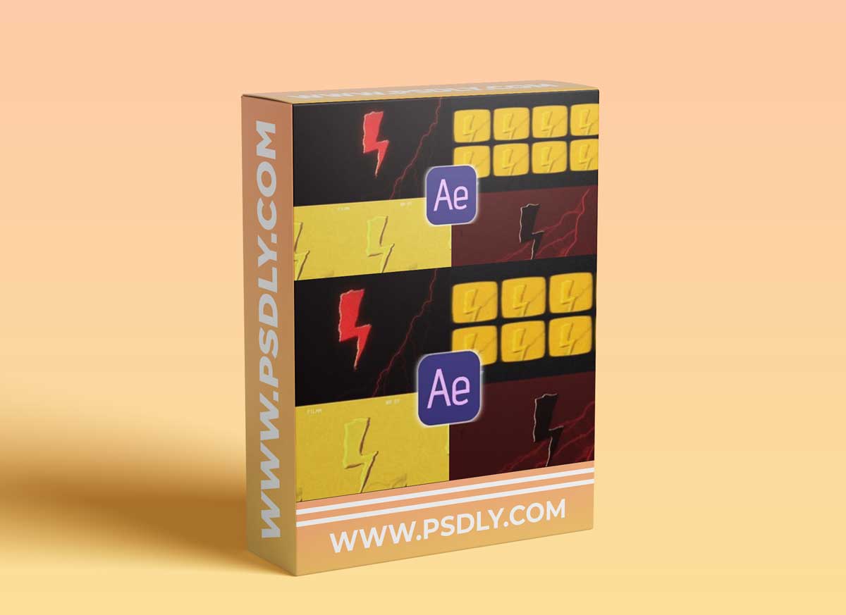 Motion Design 2d in After Effects: Lighting Animation/Effects/loop/