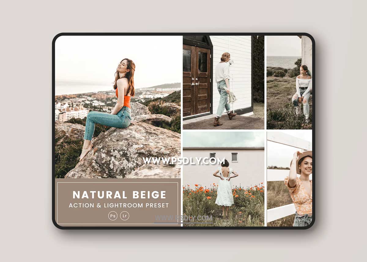 Natural Beige Action & Lightrom Presets