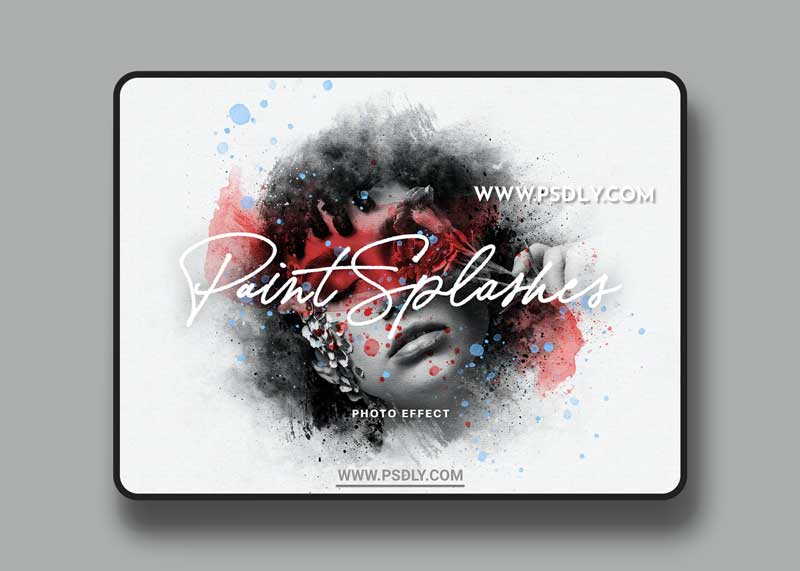 Paint Splashes Photo Effect