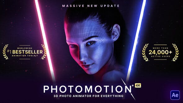 Videohive - Photomotion - 3D Photo Animator (6 in 1) V10.4 - 13922688