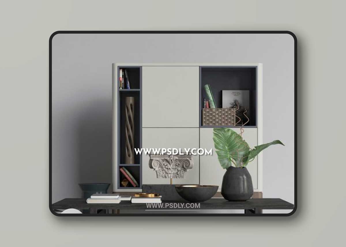 Poliform Home Hotel furniture and decor set 3D Models