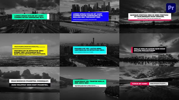 Videohive - Box Titles Pack For Premiere Pro - 33649804