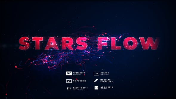 Videohive Stars Flow Event Titles 32928781