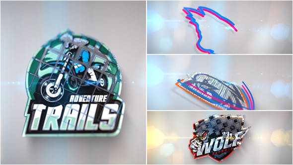 Videohive 3D Line Logo Reveal 33494459