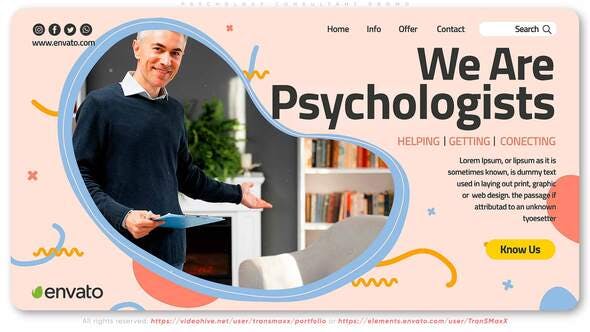 Videohive Psychology Consultant Promo 33877798