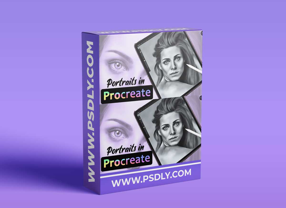 Realistic Portraits in Procreate: How to create a Grayscale Portrait