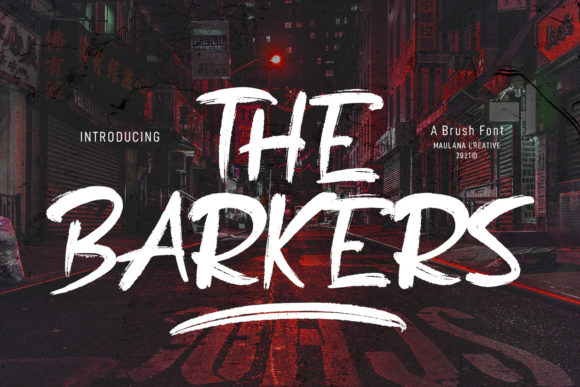 The Barkers Font