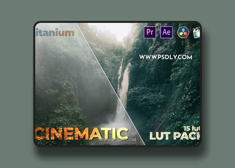 Titanium Cinematic LUT Pack (15 Luts)