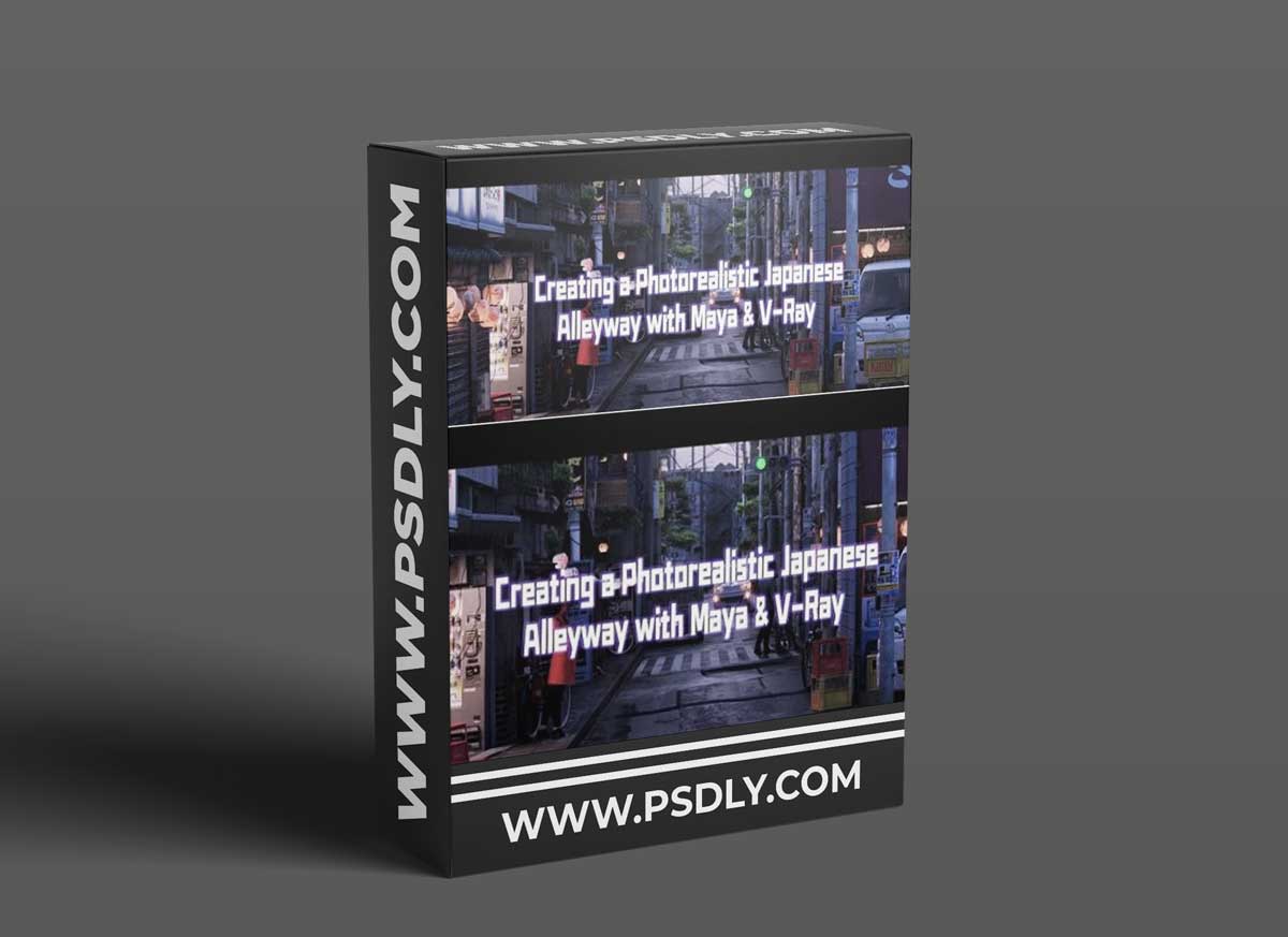 Wingfox – Creating a Photorealistic Japanese Alleyway with Maya and V-Ray with Steffen Hampel