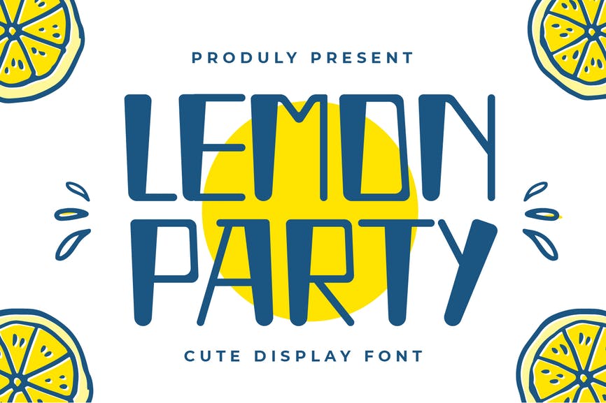 Lemon Party - Cute Display Font