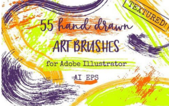 55 Vector Paint Brushes