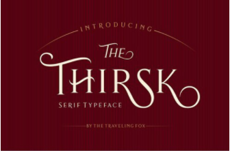 Thirsk - An Elegant Serifs font